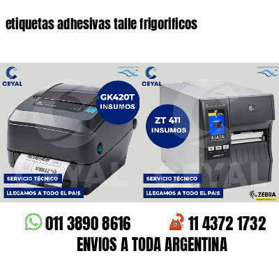 etiquetas adhesivas talle frigorificos