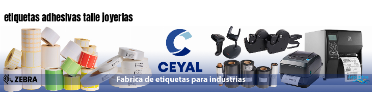 etiquetas adhesivas talle joyerias