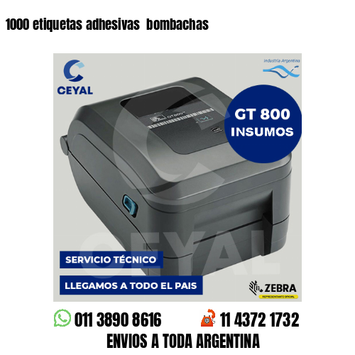 1000 etiquetas adhesivas  bombachas