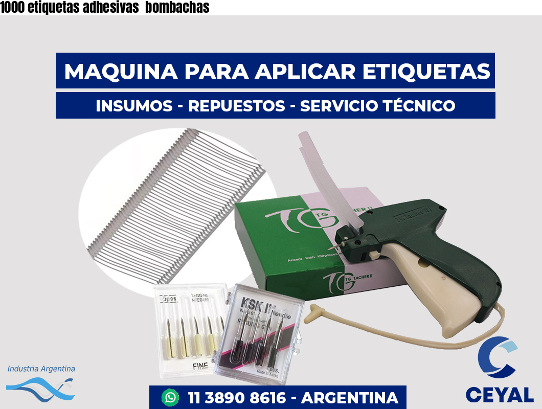 1000 etiquetas adhesivas  bombachas