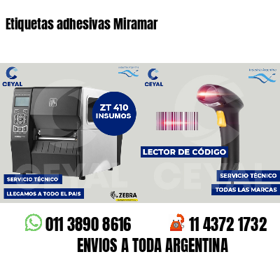 Etiquetas adhesivas Miramar