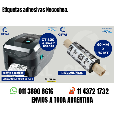 Etiquetas adhesivas Necochea.