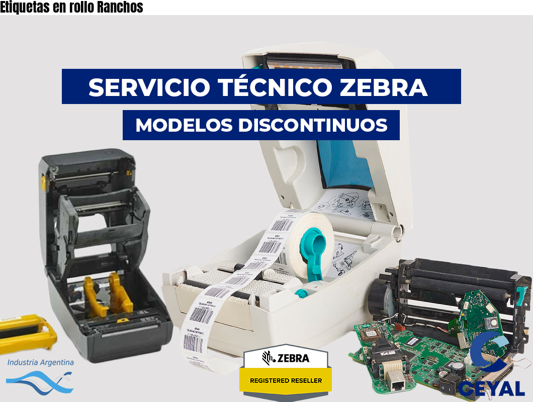 Etiquetas en rollo Ranchos