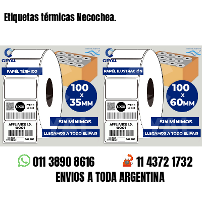 Etiquetas térmicas Necochea.