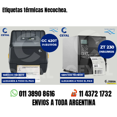 Etiquetas térmicas Necochea.