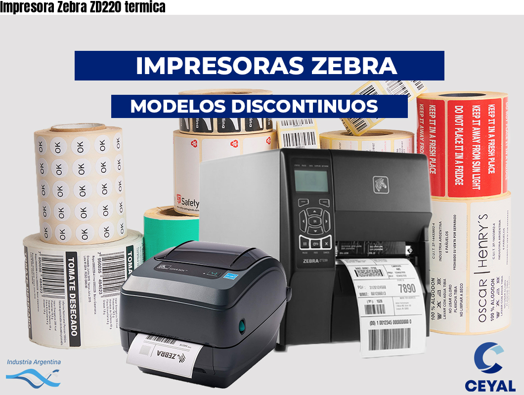 Impresora Zebra ZD220 termica