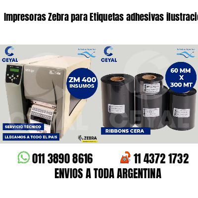 Impresoras Zebra para Etiquetas adhesivas ilustración