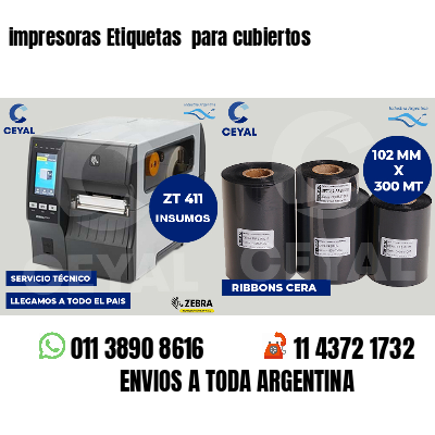 impresoras Etiquetas para cubiertos