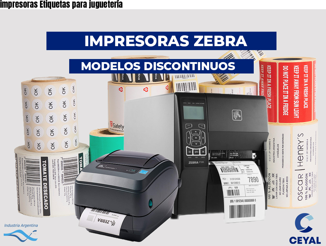 impresoras Etiquetas para juguetería