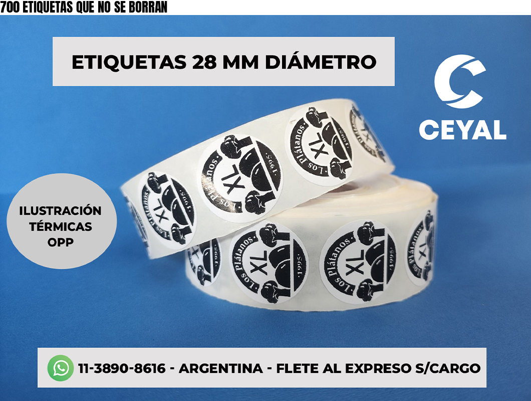 700 ETIQUETAS QUE NO SE BORRAN
