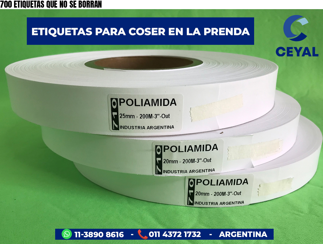 700 ETIQUETAS QUE NO SE BORRAN