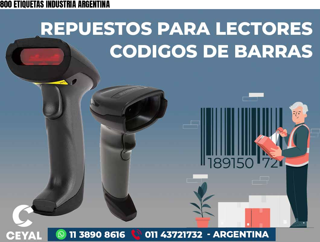800 ETIQUETAS INDUSTRIA ARGENTINA