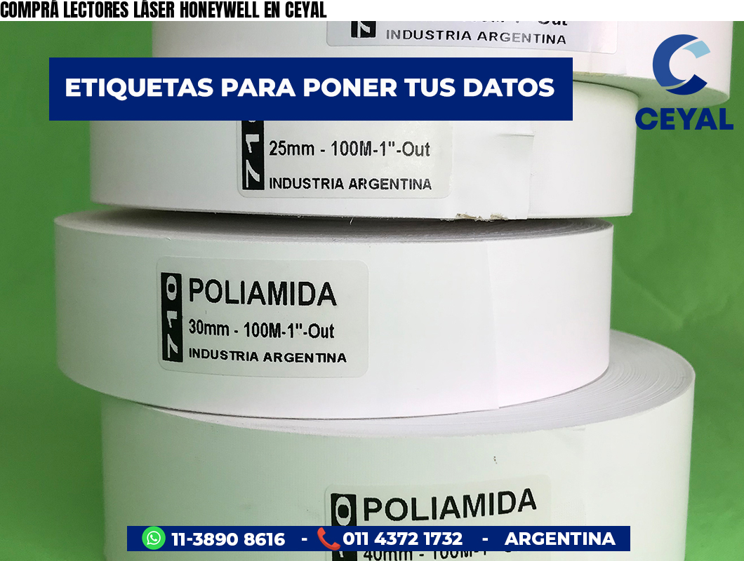 COMPRÁ LECTORES LÁSER HONEYWELL EN CEYAL