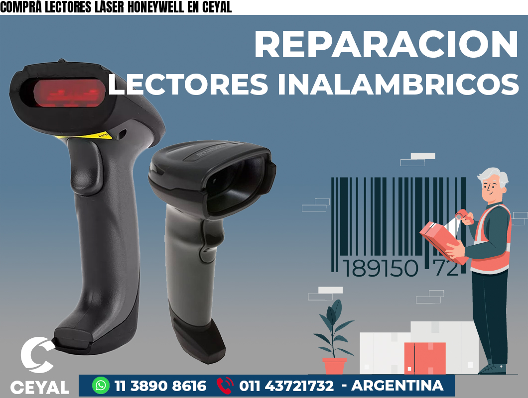 COMPRÁ LECTORES LÁSER HONEYWELL EN CEYAL