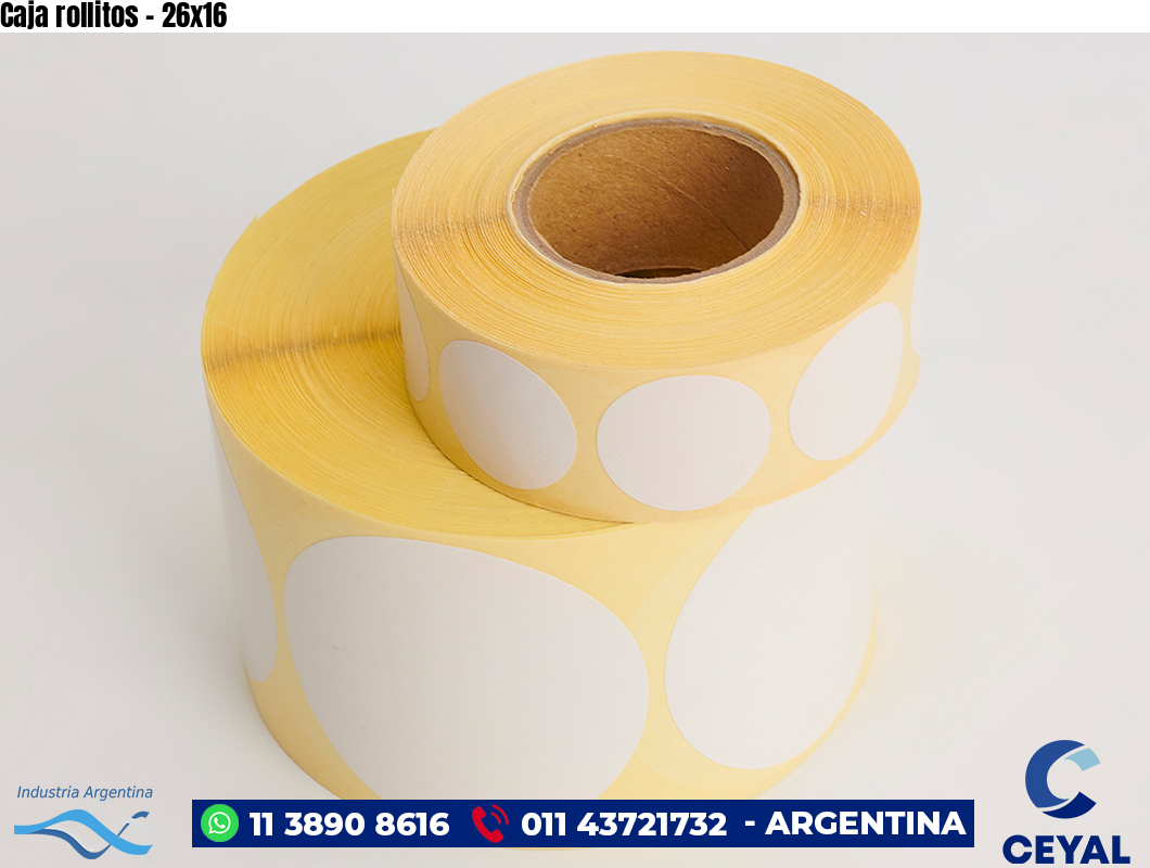 Caja rollitos - 26x16