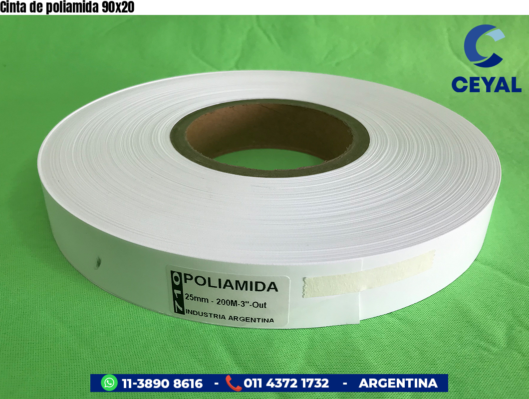 Cinta de poliamida 90×20