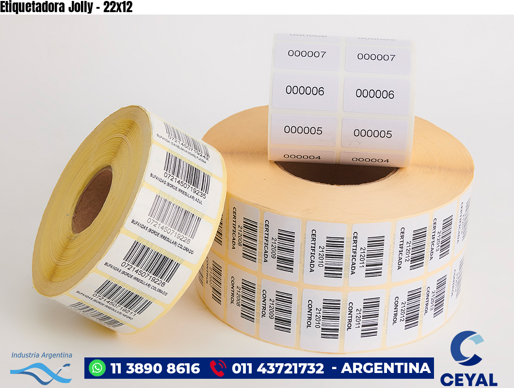 Etiquetadora Jolly - 22x12