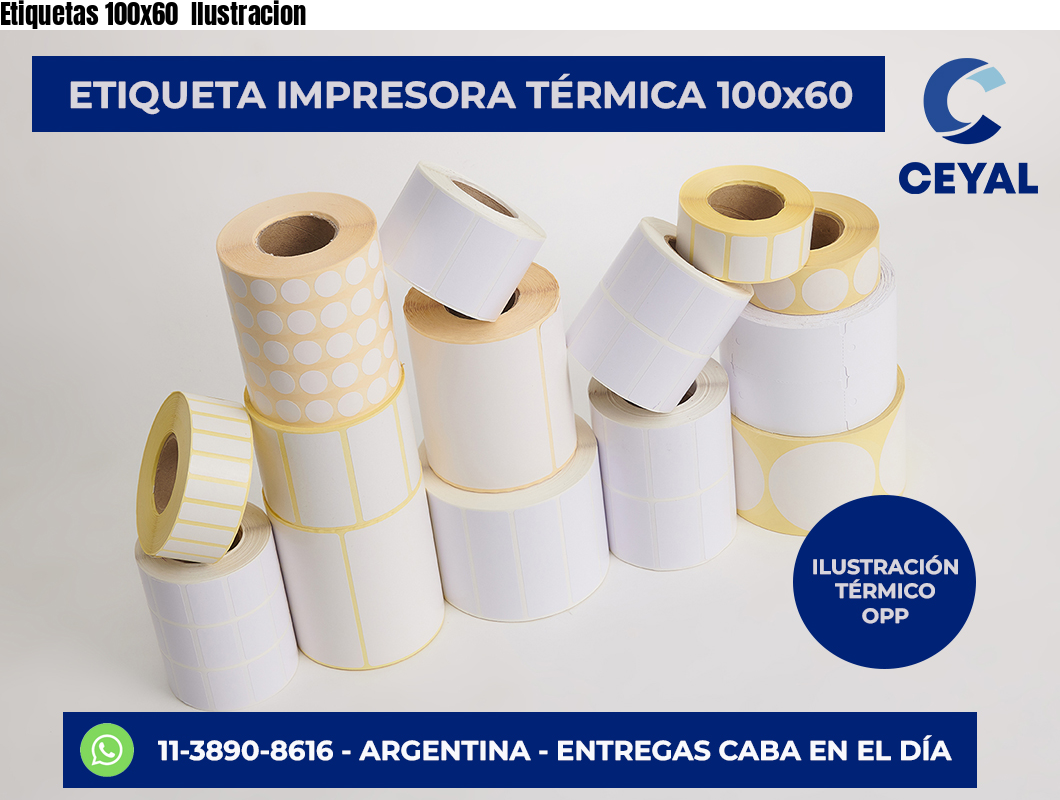 Etiquetas 100×60  Ilustracion