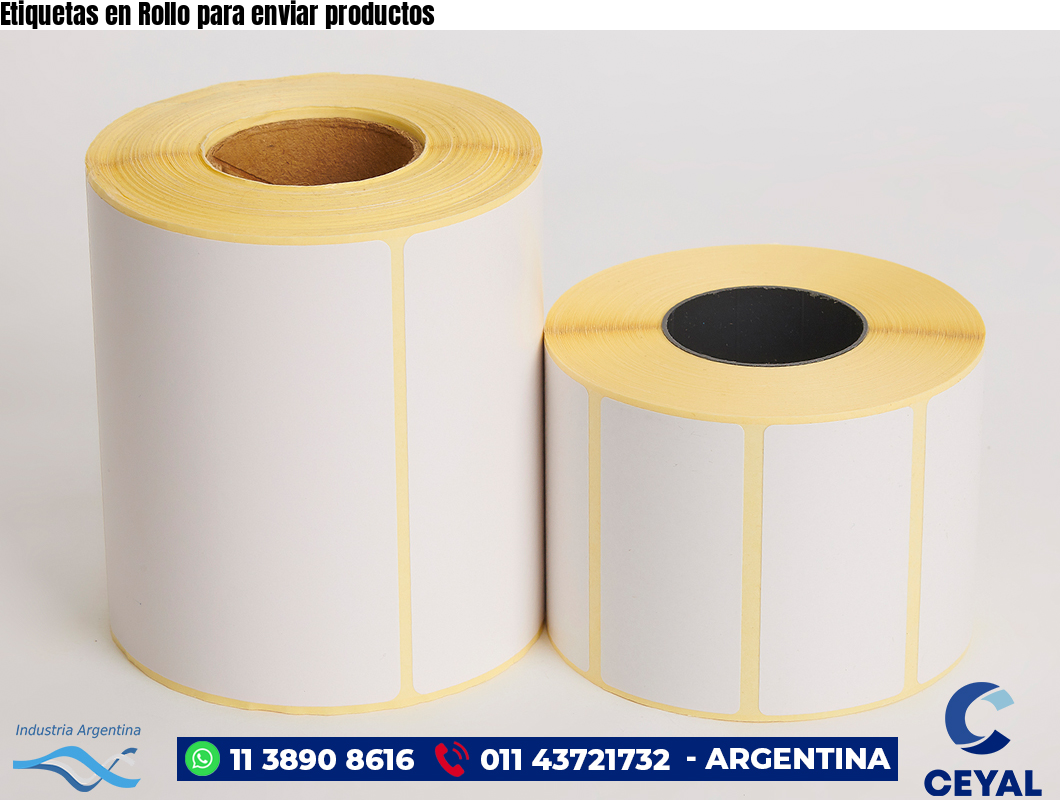 Etiquetas en Rollo para enviar productos