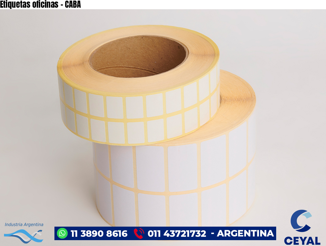 Etiquetas oficinas – CABA