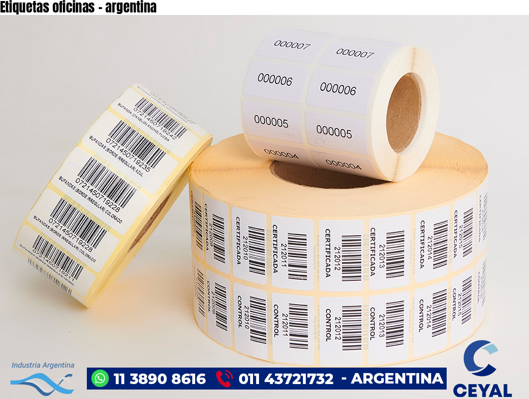 Etiquetas oficinas – argentina