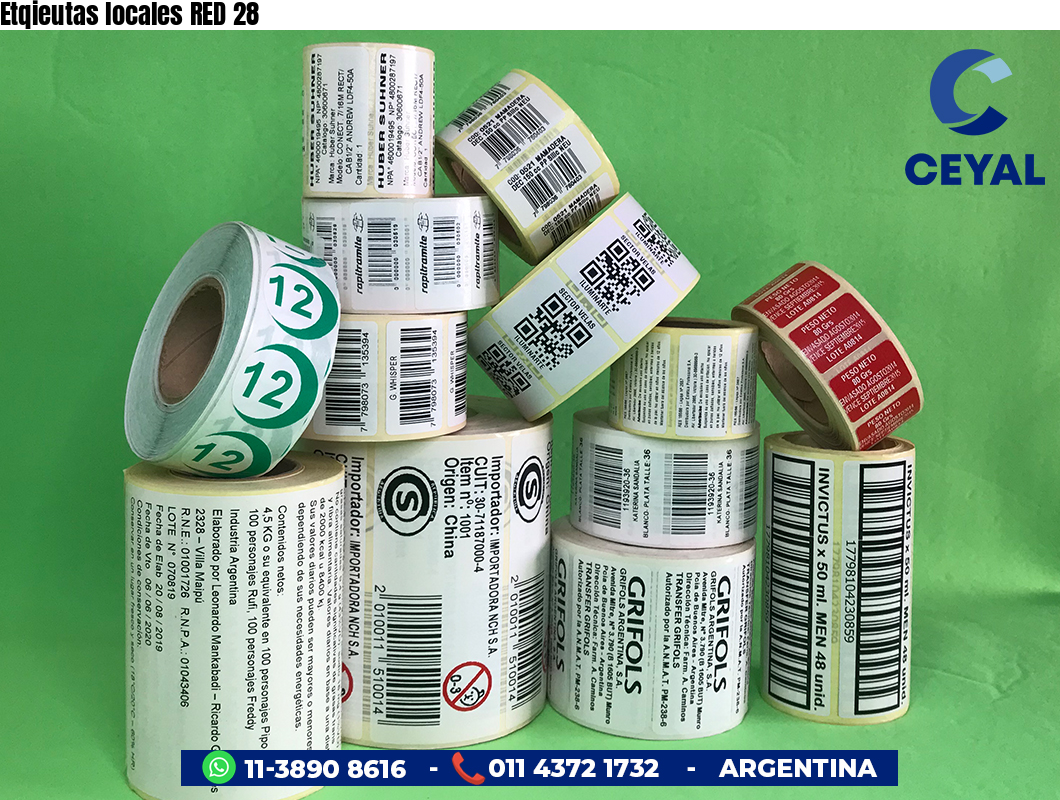 Etqieutas locales RED 28