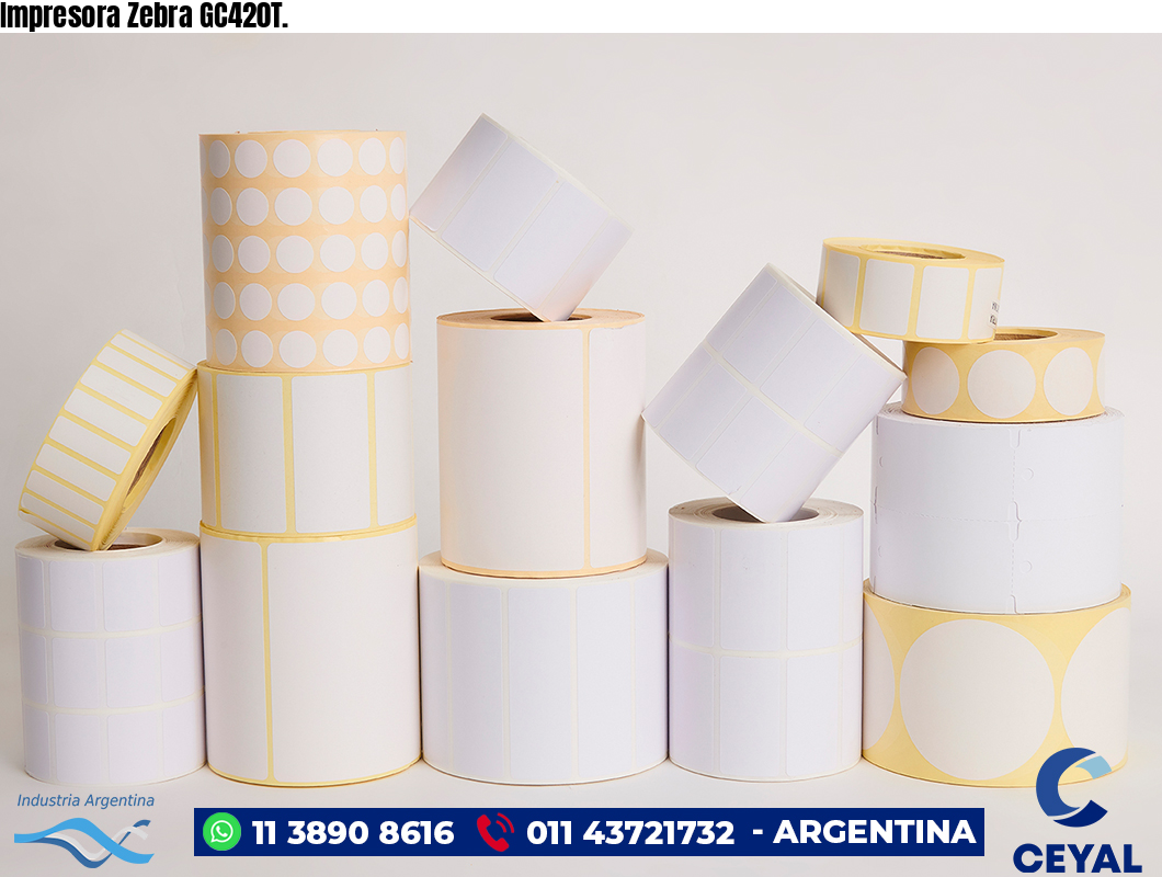Impresora Zebra GC420T.