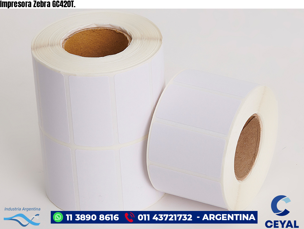 Impresora Zebra GC420T.