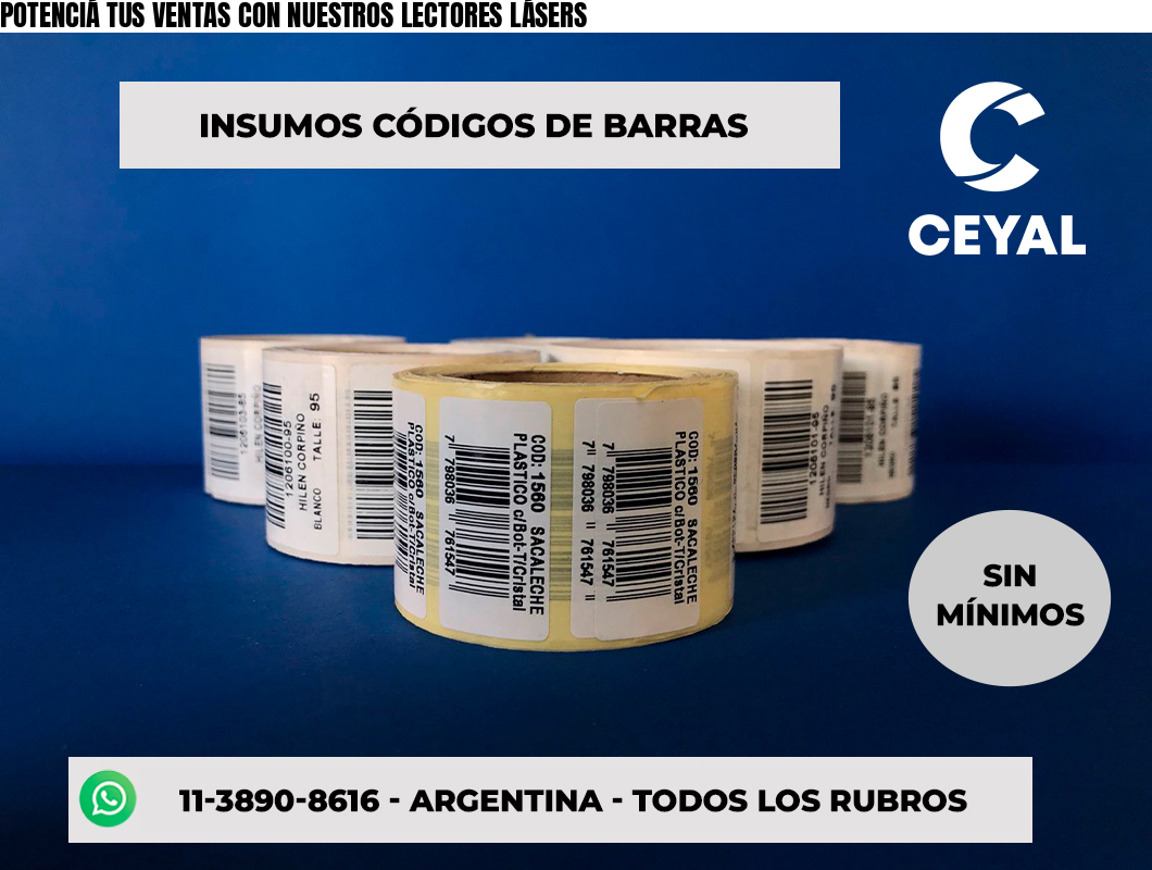 POTENCIÁ TUS VENTAS CON NUESTROS LECTORES LÁSERS