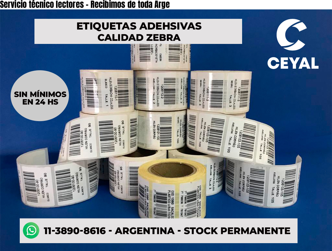 Servicio técnico lectores - Recibimos de toda Arge
