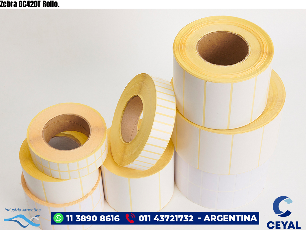 Zebra GC420T Rollo.