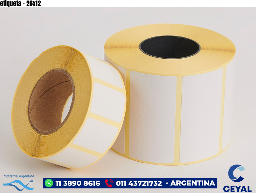 etiqueta - 26x12