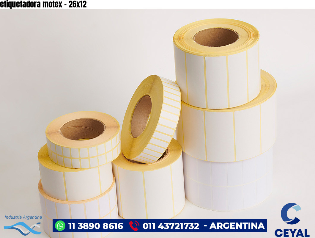 etiquetadora motex - 26x12