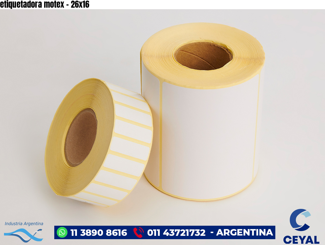etiquetadora motex - 26x16