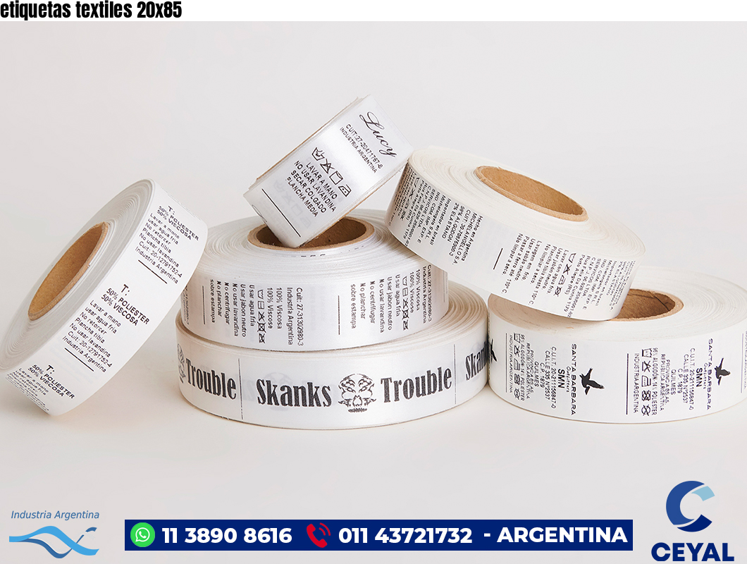 etiquetas textiles 20×85