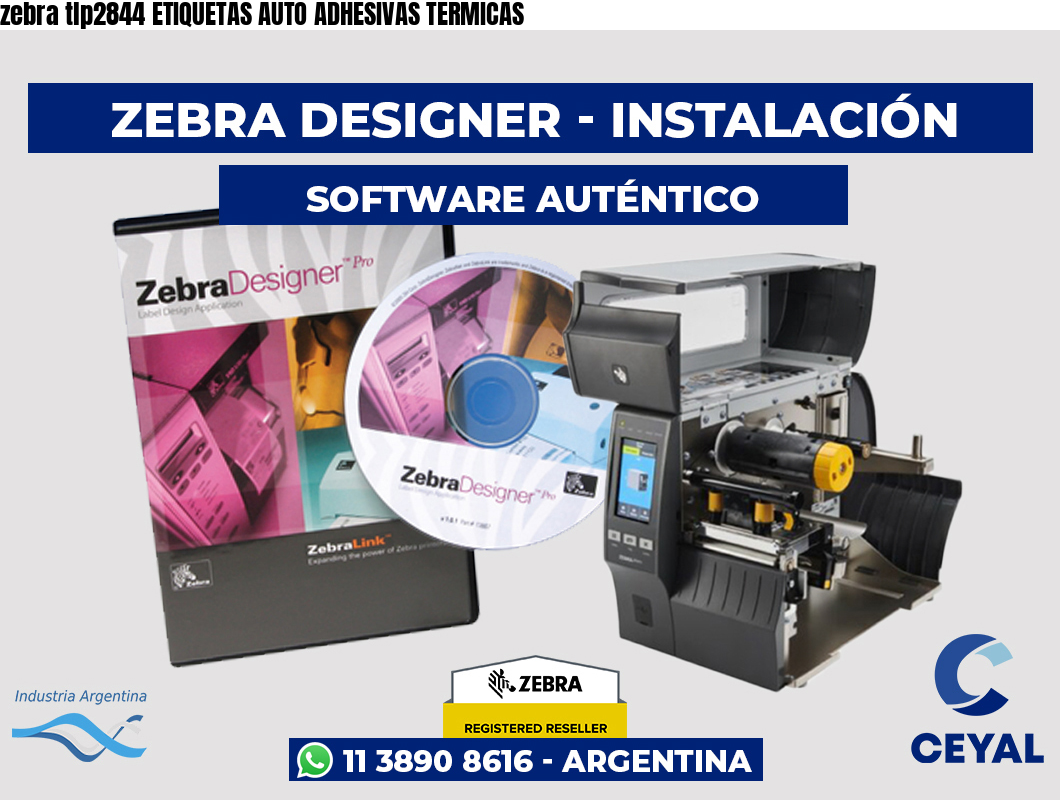 zebra tlp2844 ETIQUETAS AUTO ADHESIVAS TERMICAS