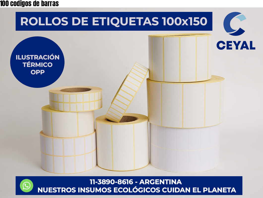 100 codigos de barras