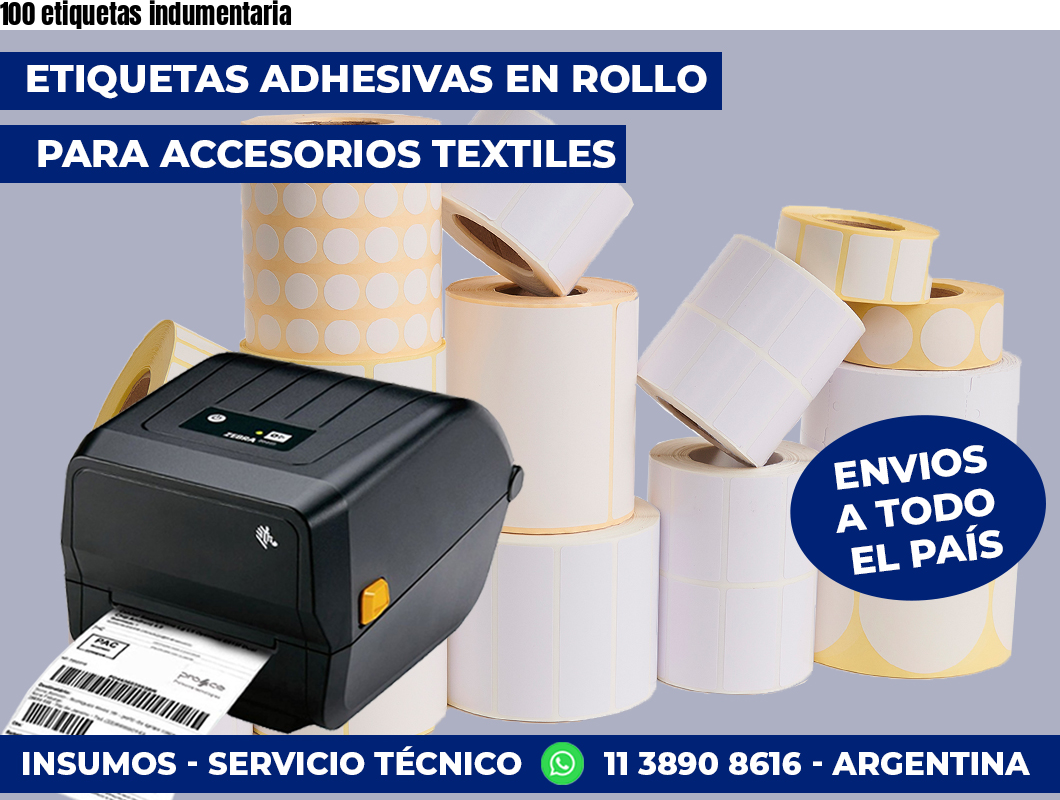 100 etiquetas indumentaria