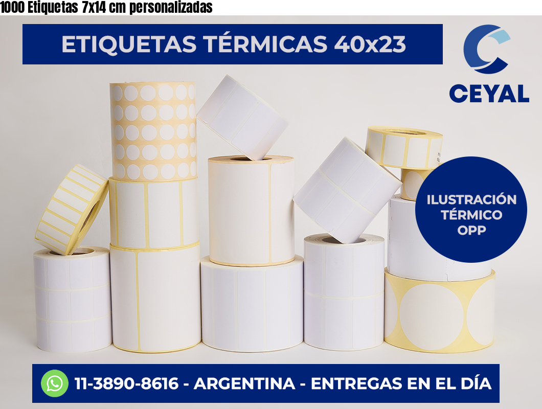 1000 Etiquetas 7×14 cm personalizadas