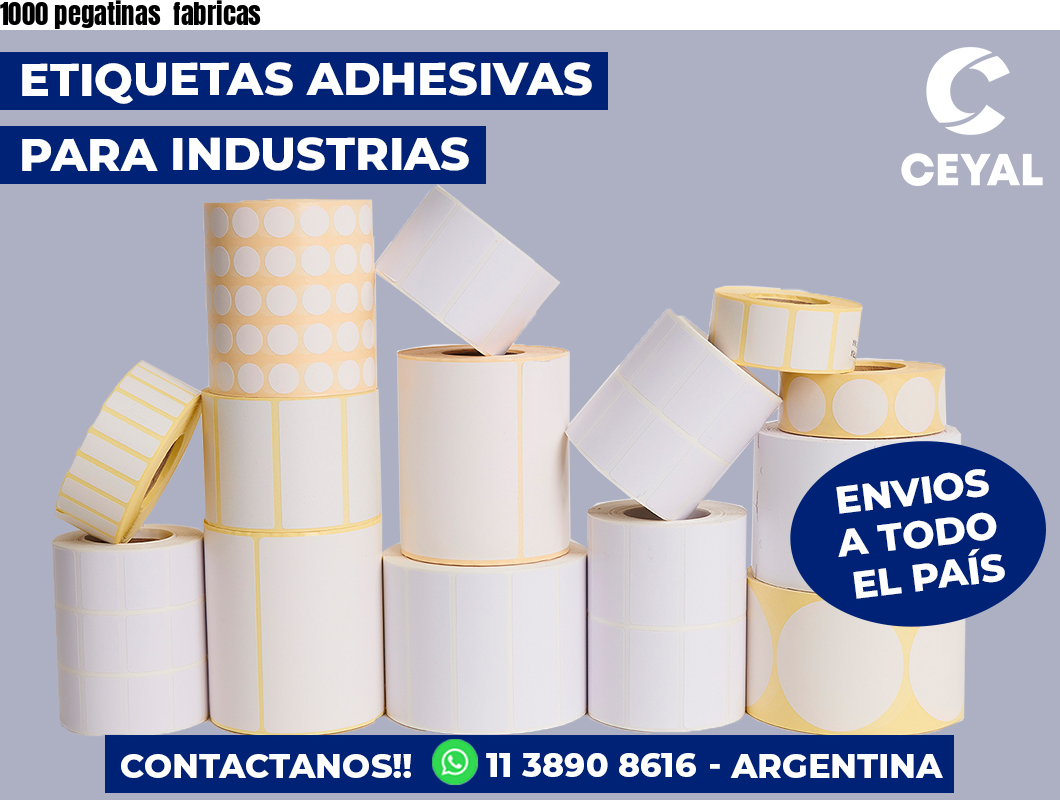 1000 pegatinas  fabricas