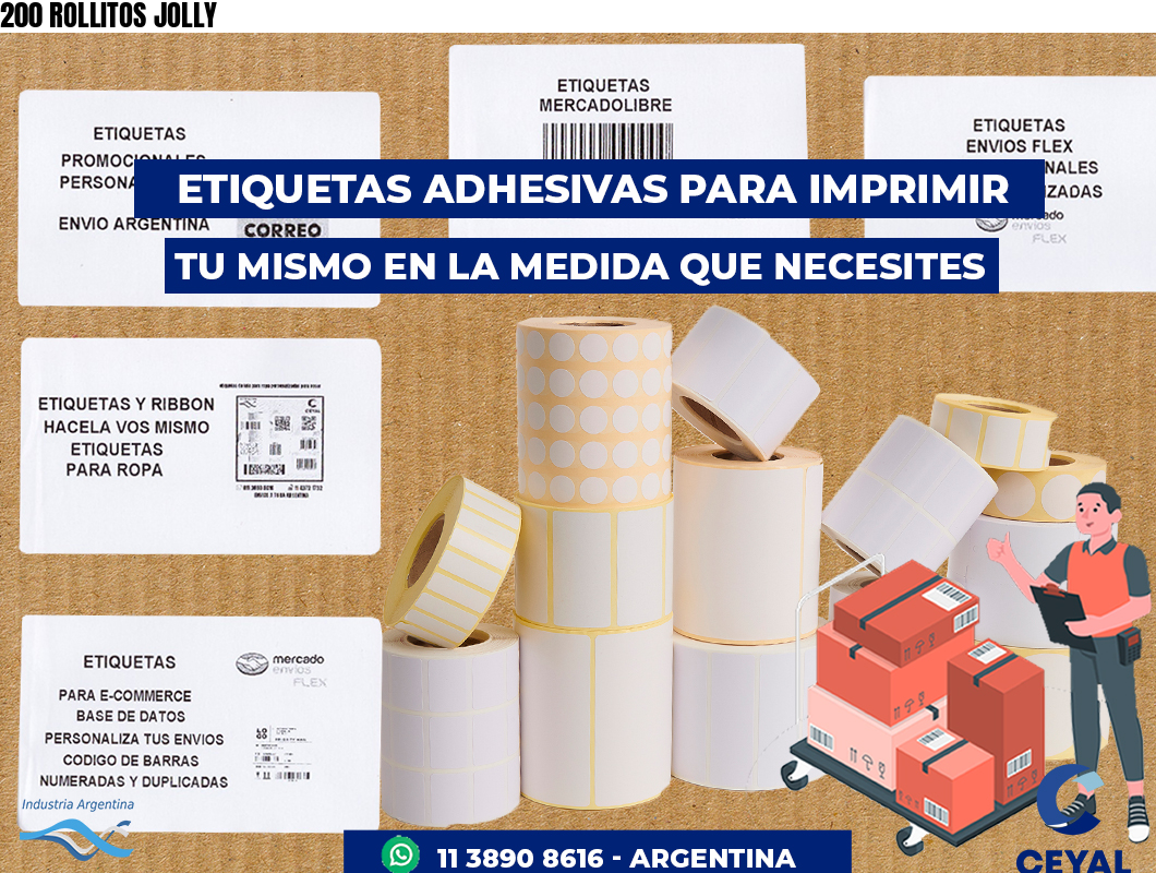 200 ROLLITOS JOLLY