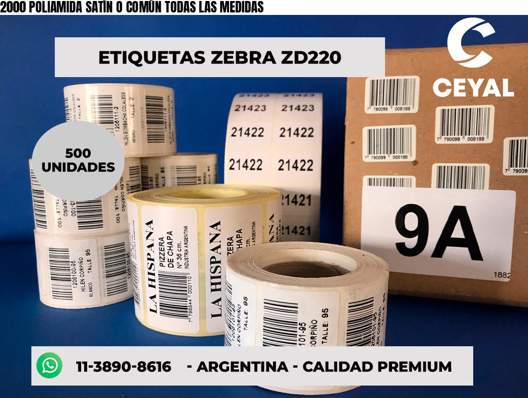 2000 POLIAMIDA SATÍN O COMÚN TODAS LAS MEDIDAS