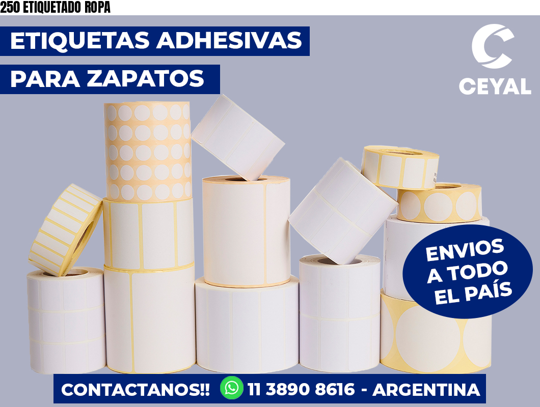 250 ETIQUETADO ROPA