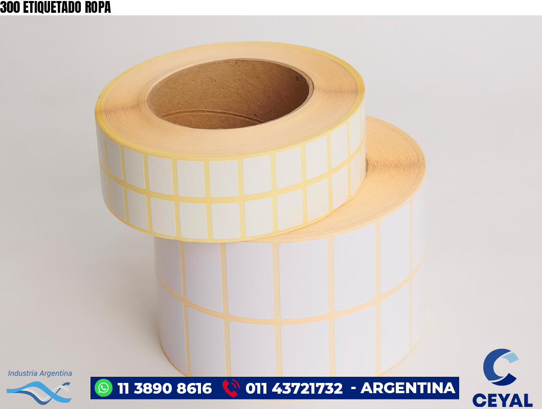 300 ETIQUETADO ROPA