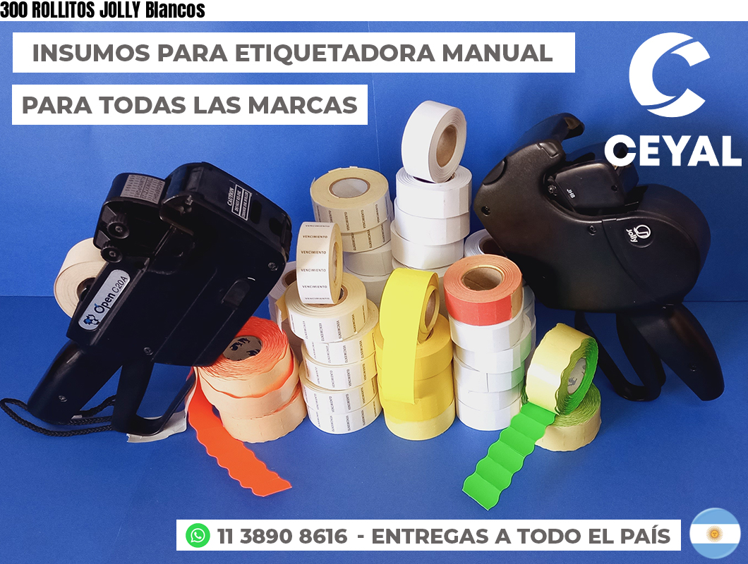 300 ROLLITOS JOLLY Blancos