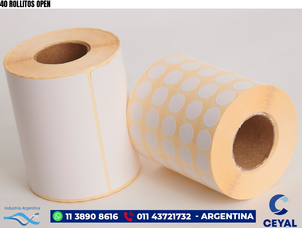 40 ROLLITOS OPEN