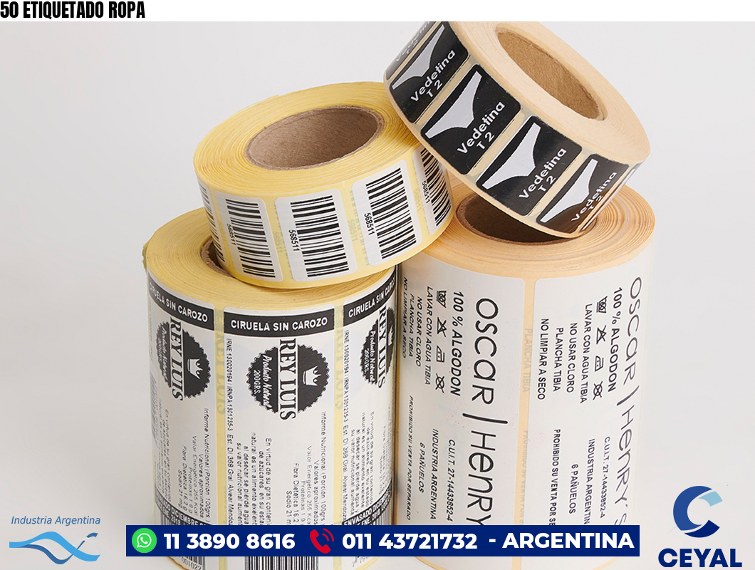50 ETIQUETADO ROPA