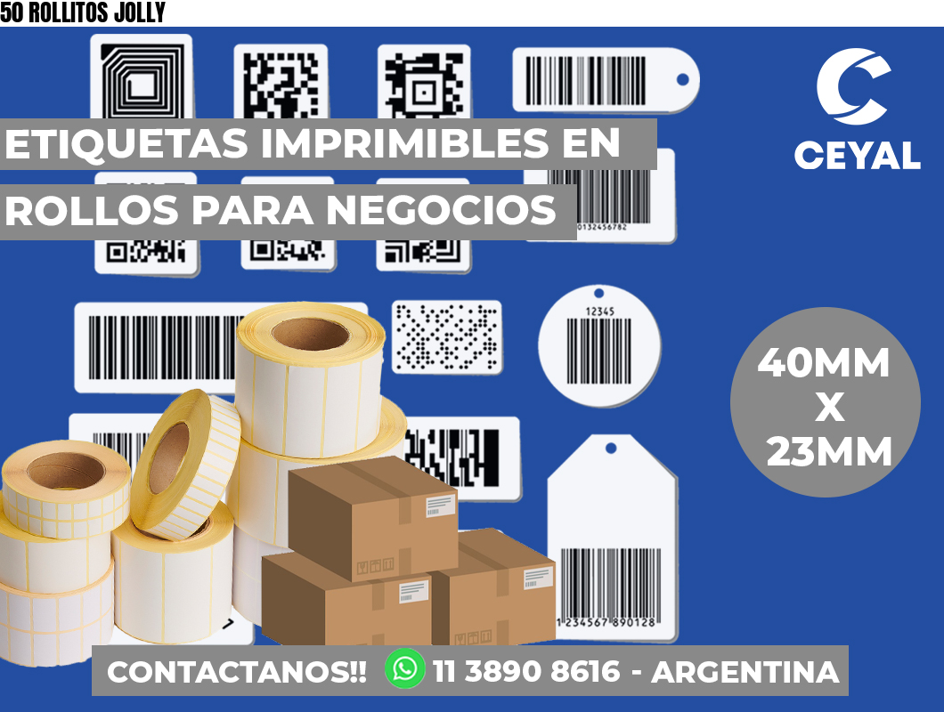 50 ROLLITOS JOLLY