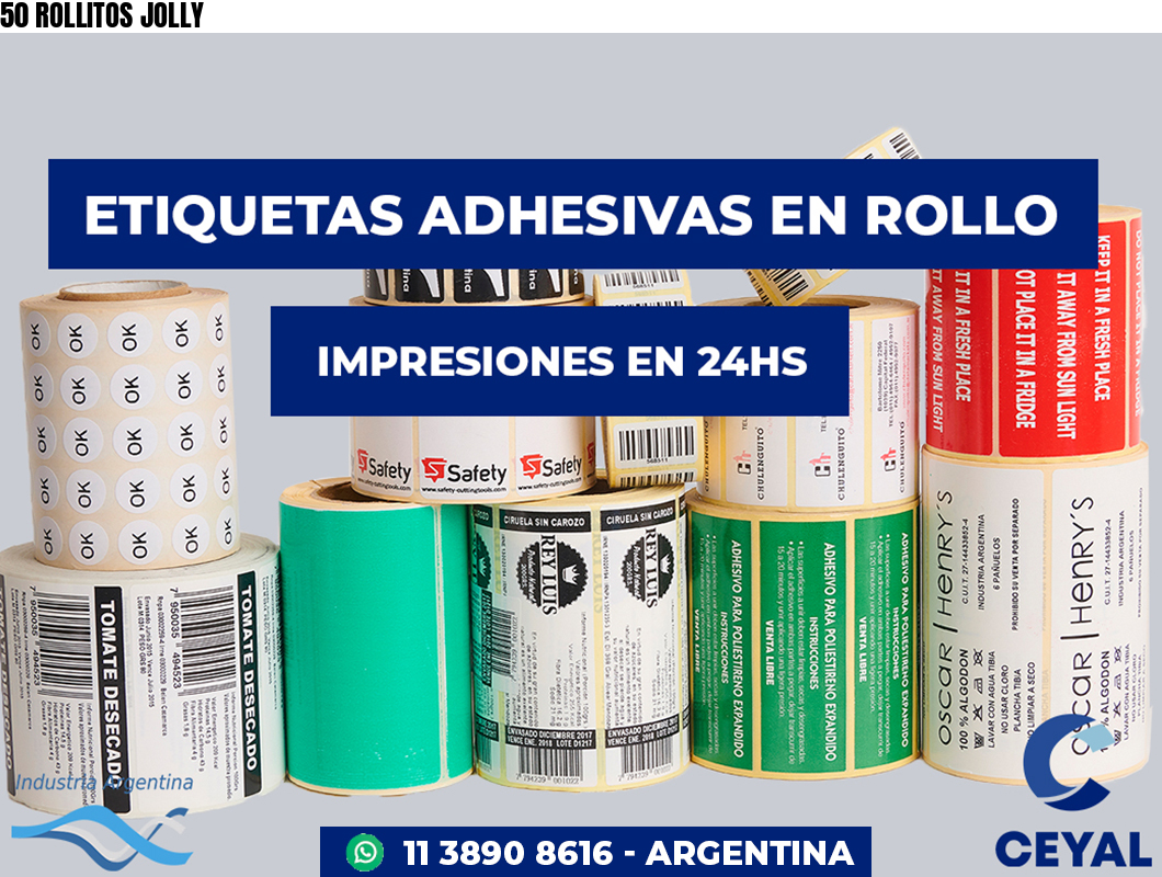 50 ROLLITOS JOLLY