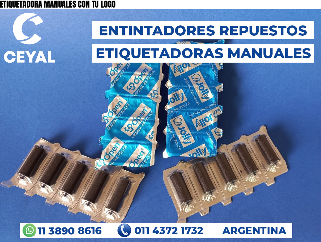 ETIQUETADORA MANUALES CON TU LOGO